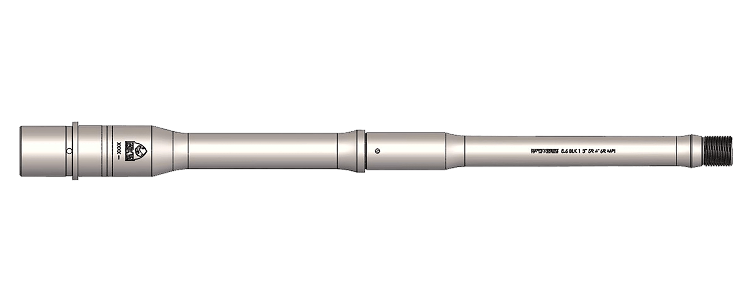 Faxon Firearms 10B863C16NGMHL5RNP3 Match Series Big Gunner 8.6 Blackout 16″ Bead Blast 416-R Stainless Barrel Fits AR-10 Faxon Firearms 10B863C16NGMHL5RNP3 Match Series Big Gunner 8.6 Blackout 16″ Bead Blast 416-R Stainless Barrel Fits AR-10