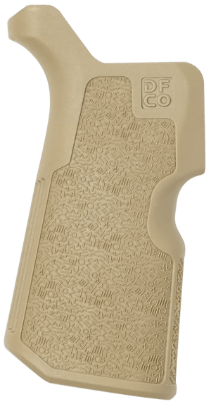 Die Free Co Llc KFGFDE Kung Fu Grip  Flat Dark Earth Nylon Fits AR15/M4/AR10/SR25