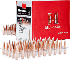 Hornady 245312   6mm .243 110gr A-Tip Match 500 Per Box/6 Case