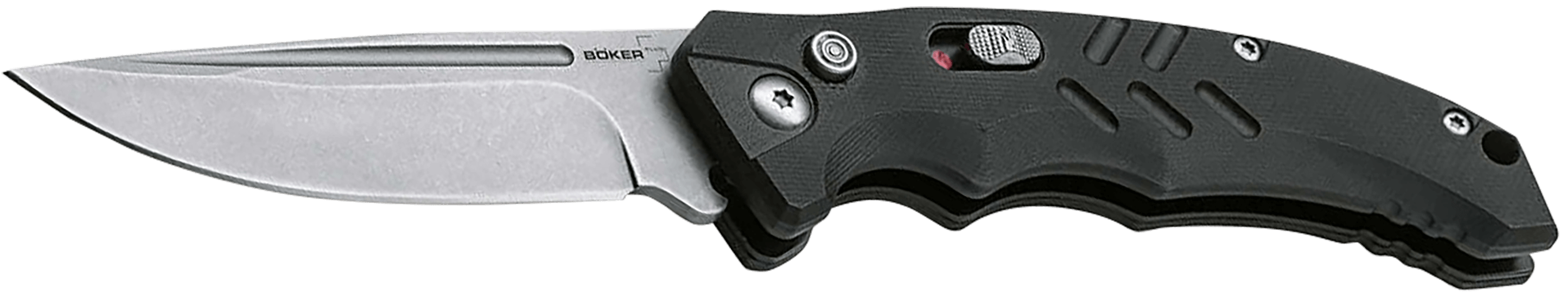 Boker 01BO482 Intention II Folding Drop Point Plain D2 Steel Blade Black G10 Handle Boker 01BO482 Intention II Folding Drop Point Plain D2 Steel Blade Black G10 Handle