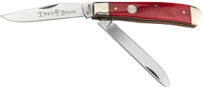 Boker 110830 Trapper Plain D2 Steel Blade Smooth Red Bone Bone Handle Boker 110830 Trapper Plain D2 Steel Blade Smooth Red Bone Bone Handle