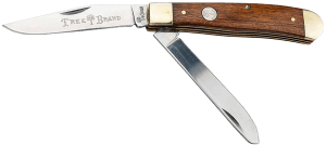 Boker 110832 Trapper 2.0 Clip Point/Spey Plain D2 Steel Blade Rosewood Tulip Wood Handle Boker 110832 Trapper 2.0 Clip Point/Spey Plain D2 Steel Blade Rosewood Tulip Wood Handle