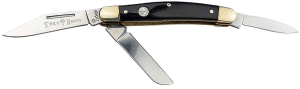 Boker 110857 Stockman Traditional Large Clip Point/Sheepsfoot/Spey Plain D2 Steel Blade Brown Jigged Bone Handle Boker 110857 Stockman Traditional Large Clip Point/Sheepsfoot/Spey Plain D2 Steel Blade Brown Jigged Bone Handle