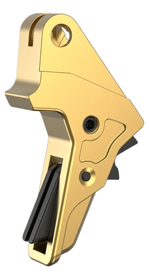 Tyrant CNC TDMPTRIGFSCGOLD/BLK Gold Fits S&W M&P Full-Size & Compact Tyrant CNC TDMPTRIGFSCGOLD/BLK Gold Fits S&W M&P Full-Size & Compact