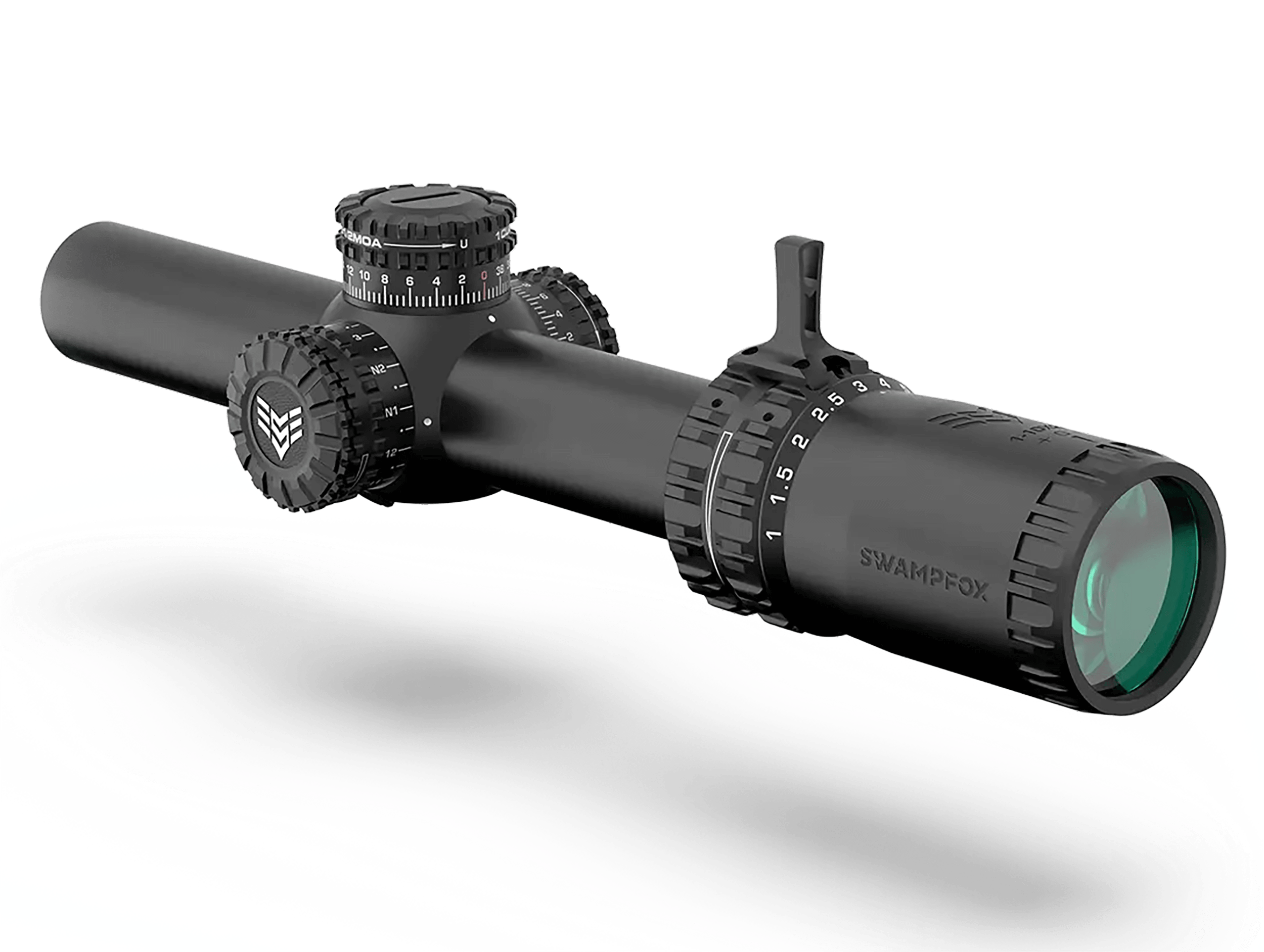 Swampfox Optics ARH11024B Arrowhead Black 1-10x 24mm 30mm Tube Guerrilla Dot BDC Reticle Swampfox Optics ARH11024B Arrowhead Black 1-10x 24mm 30mm Tube Guerrilla Dot BDC Reticle