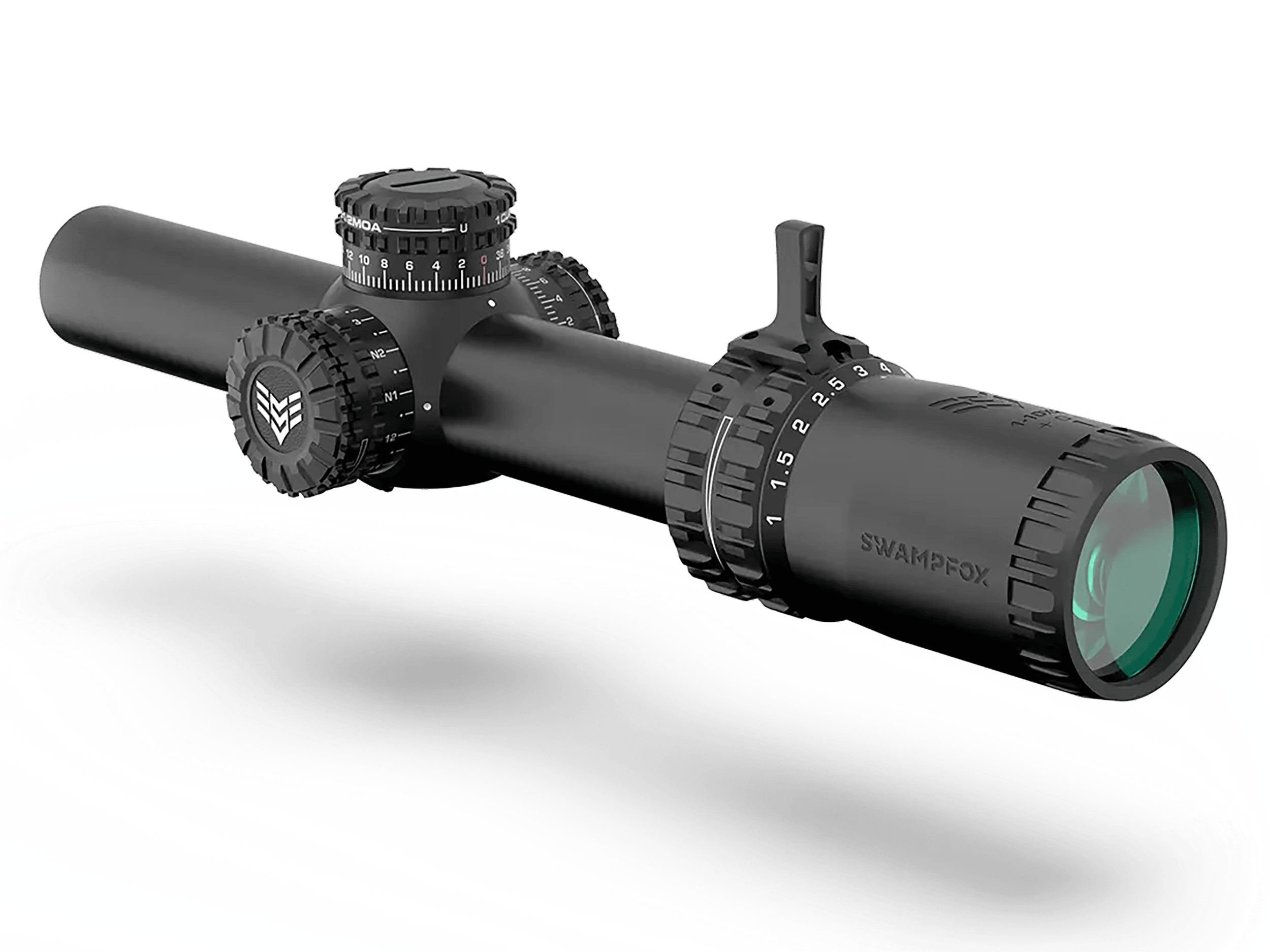Swampfox Optics ARH11024GB Arrowhead Black 1-10x 24mm 30mm Tube Guerrilla Dot BDC Reticle Swampfox Optics ARH11024GB Arrowhead Black 1-10x 24mm 30mm Tube Guerrilla Dot BDC Reticle