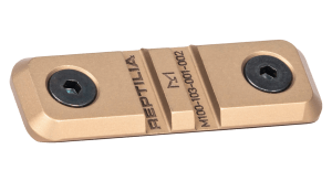 Reptilia LLC 100280 Low Profile M-Lok Rail Mount FDE 7075-T6 Aluminum Reptilia LLC 100280 Low Profile M-Lok Rail Mount FDE 7075-T6 Aluminum