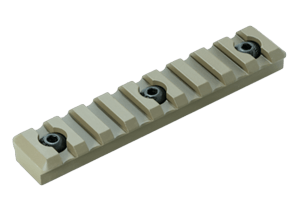 Timber Creek Outdoors M9SPRFDE M-LOK 9 Slot Picatinny Rail  FDE Aluminum Fits AR-Platform