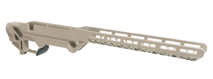 Timber Creek Outdoors ERCR7SAFDE Enforcer Rifle Chassis Flat Dark Earth Aluminum SA Rem700 Action Right