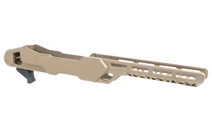 Timber Creek Outdoors ERC1022BB Enforcer Rifle Chassis Burnt Bronze Aluminum Fits Ruger 10/22 Compatible w/ MSR Buffer Tubes