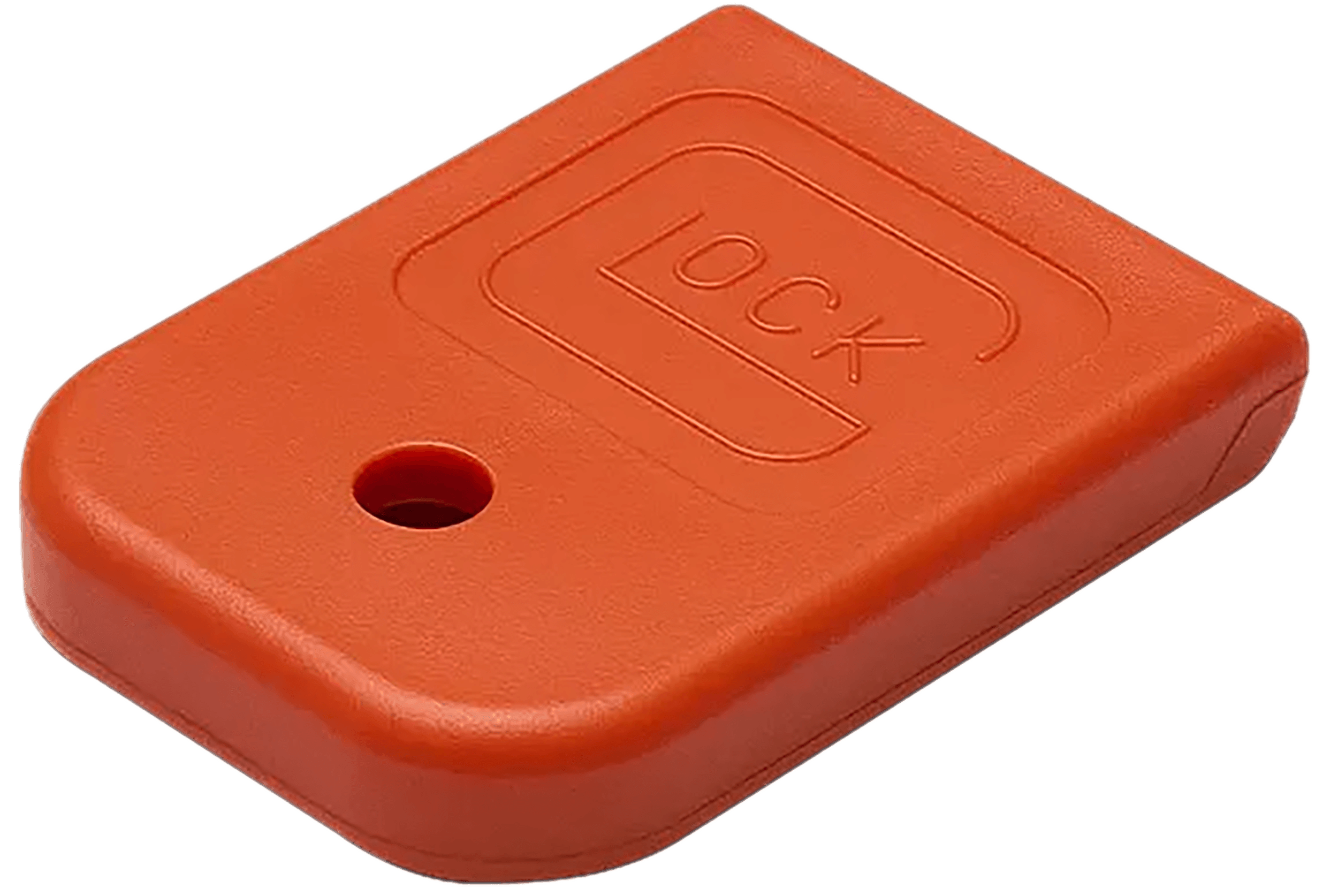 Glock 50965 Floor Plate Fits Glock 17/19/19X/22/23/24/26 Orange Polymer