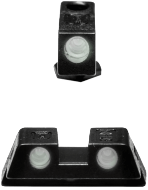 Glock 39928   Green Night Sight Black Frame Fits Glock 42/43