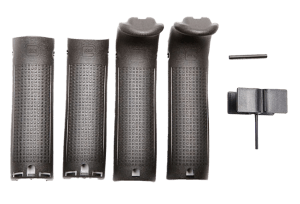 Glock 30819  Backstrap/Beavertail Set Compatible w/ Glock 20/21/40/41 Black Polymer