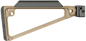 Midwest Industries MITRISFFDE Triangle Side Folding Stock Flat Dark Earth 6061 Aluminum