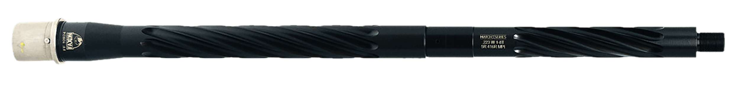 Faxon Firearms 15BW8M16SHQ5RNP3 Match 223 Wylde 16″ Spiral Fluted Black Nitride 416 Stainless Barrel Faxon Firearms 15BW8M16SHQ5RNP3 Match 223 Wylde 16″ Spiral Fluted Black Nitride 416 Stainless Barrel