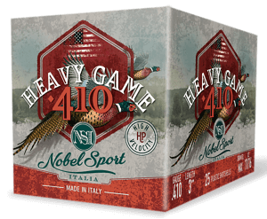 Nobel/Eurosports LLC ANS4136 Heavy Game 410Gauge 3ā³ 11/16oz 6Shot 25 Per Box/10 Case Nobel/Eurosports LLC ANS4136 Heavy Game 410Gauge 3ā³ 11/16oz 6Shot 25 Per Box/10 Case