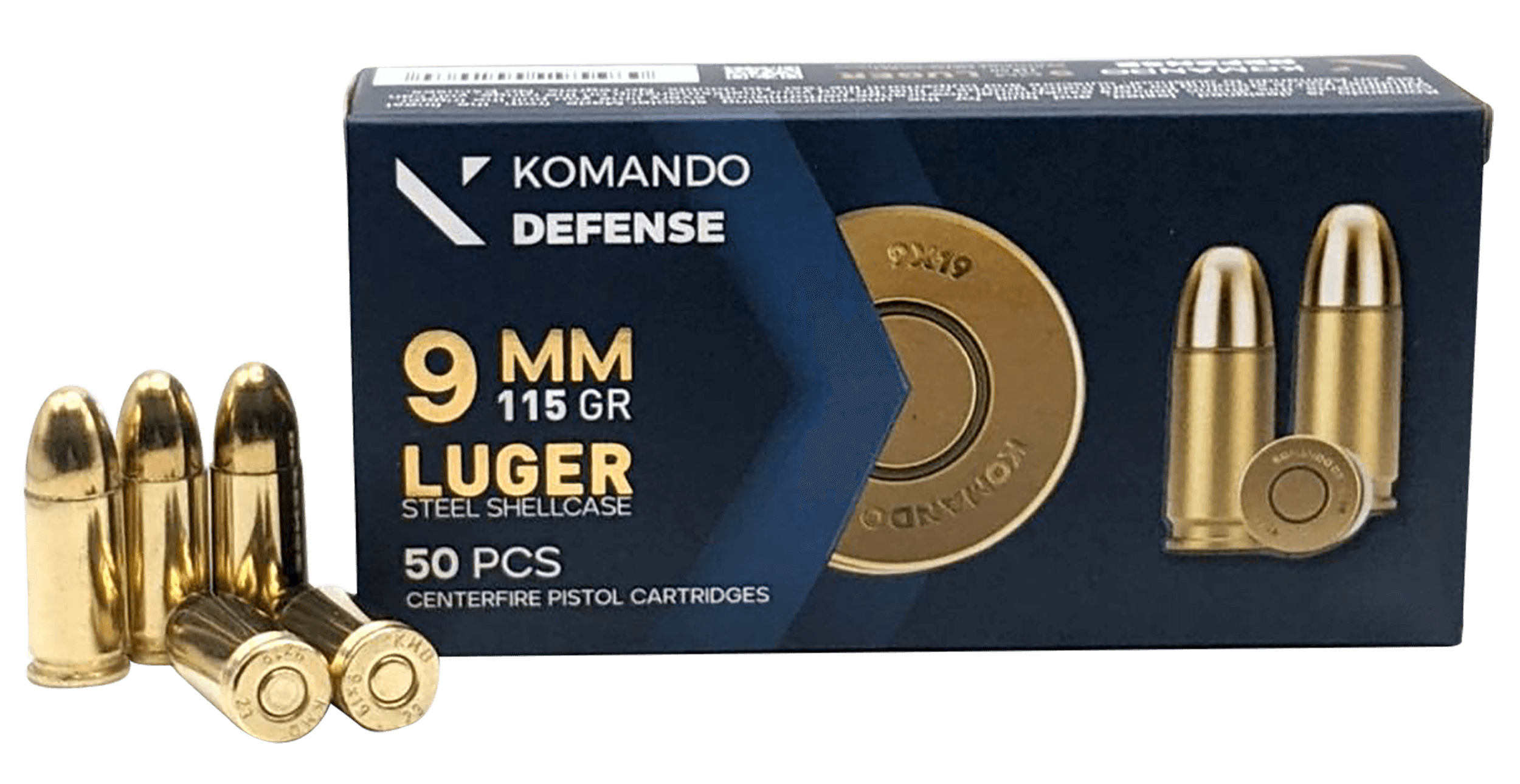 Dickinson LLC BRASS/STL 9mm 115gr Full Metal Jacket 50 Per Box/20 Case Dickinson LLC BRASS/STL 9mm 115gr Full Metal Jacket 50 Per Box/20 Case