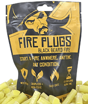 Black Beard Fire Starters PLUG Fire Plug  50 Fire Plugs