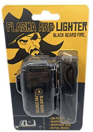 Black Beard Fire Starters ARC Arc Arc Lighter Black Includes USB Charging Cord Black Beard Fire Starters ARC Arc Arc Lighter Black Includes USB Charging Cord