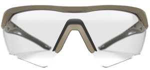 Glock AS41037 Crossover Tactical Glasses Clear Lens Desert Tan Frame