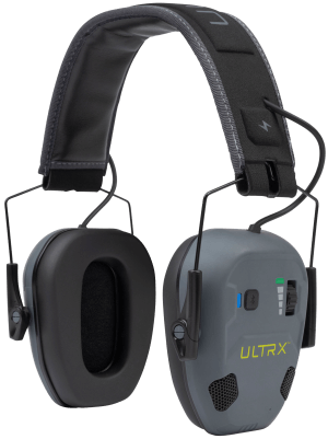 Allen 4171 Bionic Fuse Earmuff Over the Head Slate Gray Bluetooth Enabled