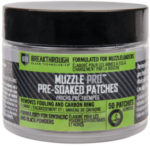 Breakthrough Clean BTMZSCP Muzzle Pro Pre-Soaked Patches 50
