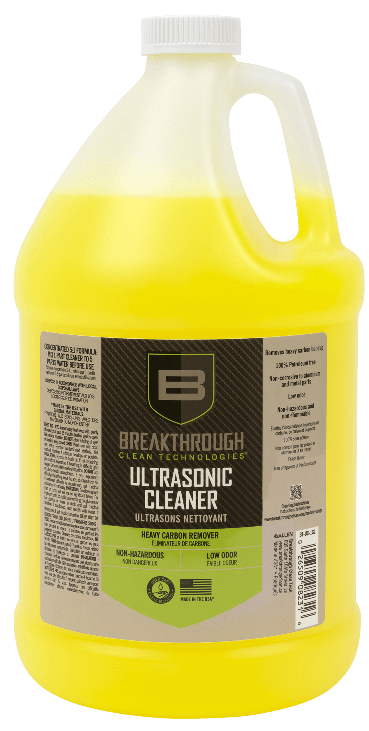Breakthrough Clean BTUC1GL Ultrasonic Cleaner Concentrate