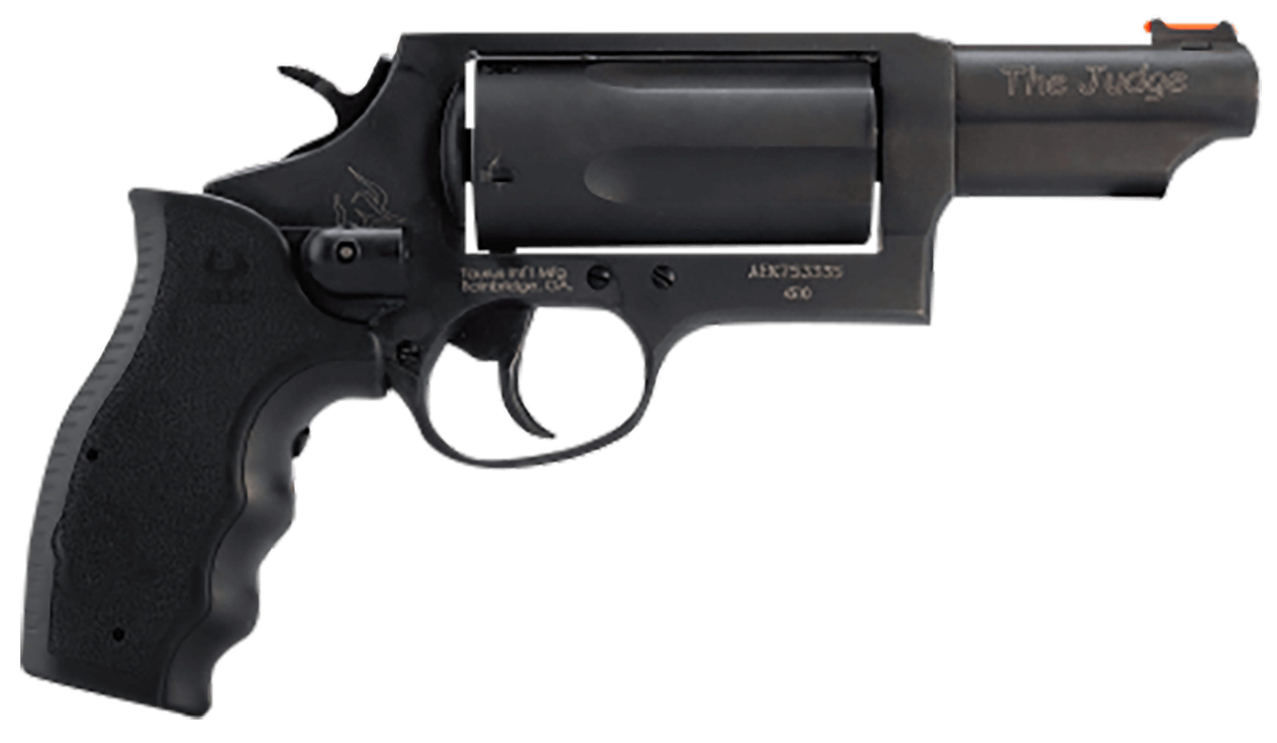 Taurus 2-441039TVL Judge w/Laser Compact 45 Colt (Long Colt)/410 Bore 2.50″ Chamber 5rd 3″ Stainless Steel Barrel Cylinder & Stainless Steel Frame Viridian Laser Transfer Bar Safety Taurus 2-441039TVL Judge w/Laser Compact 45 Colt (Long Colt)/410 Bore 2.50″ Chamber 5rd 3″ Stainless Steel Barrel Cylinder & Stainless Steel Frame Viridian Laser Transfer Bar Safety