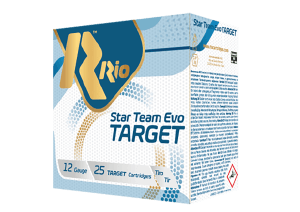 Rio Ammunition STT24LT75 Star Team EVO Target 12Gauge 2.75" 7/8oz 7.5Shot 25 Per Box/10 Case
