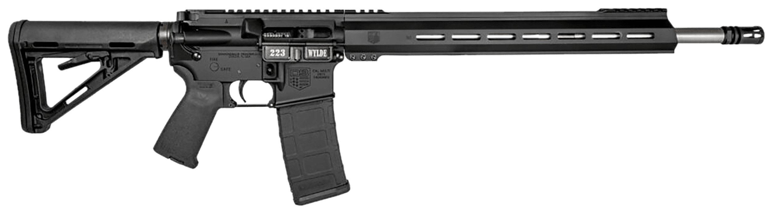 Diamondback DB1720H002 DB15 223 Wylde 30+1 18" Black Cerakote Picatinny Rail Aluminum Receiver Black Synthetic Stock