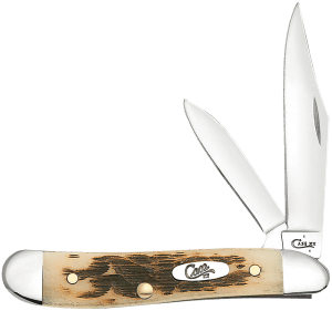 Case 00045 Peanut 2.10″/1.53″ Folding Clip Point/Pen Plain Mirror Polished Tru-Sharp SS Blade Peach Seed Jigged Amber Jigged Bone Handle Case 00045 Peanut 2.10″/1.53″ Folding Clip Point/Pen Plain Mirror Polished Tru-Sharp SS Blade Peach Seed Jigged Amber Jigged Bone Handle