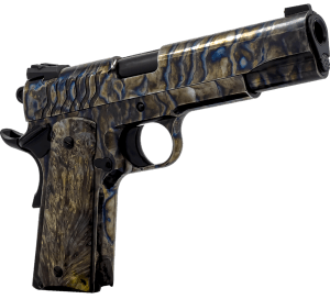 Dickinson LLC DCKSN45FS 1911 Premium Fireball 45 ACP 9+1 5ā³ Black Steel Barrel Fireball Serrated Aluminum Slide Fireball Steel Frame Wood Grip Dickinson LLC DCKSN45FS 1911 Premium Fireball 45 ACP 9+1 5ā³ Black Steel Barrel Fireball Serrated Aluminum Slide Fireball Steel Frame Wood Grip
