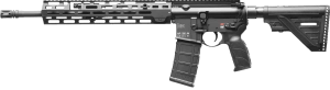 HK 81000827 MR556 A4 5.56x45mm 30+1 16.50" Black Threaded Barrel Black Picatinny Rail M-LOK Handguard 6 Position Black Synthetic Stock Ambidextrous