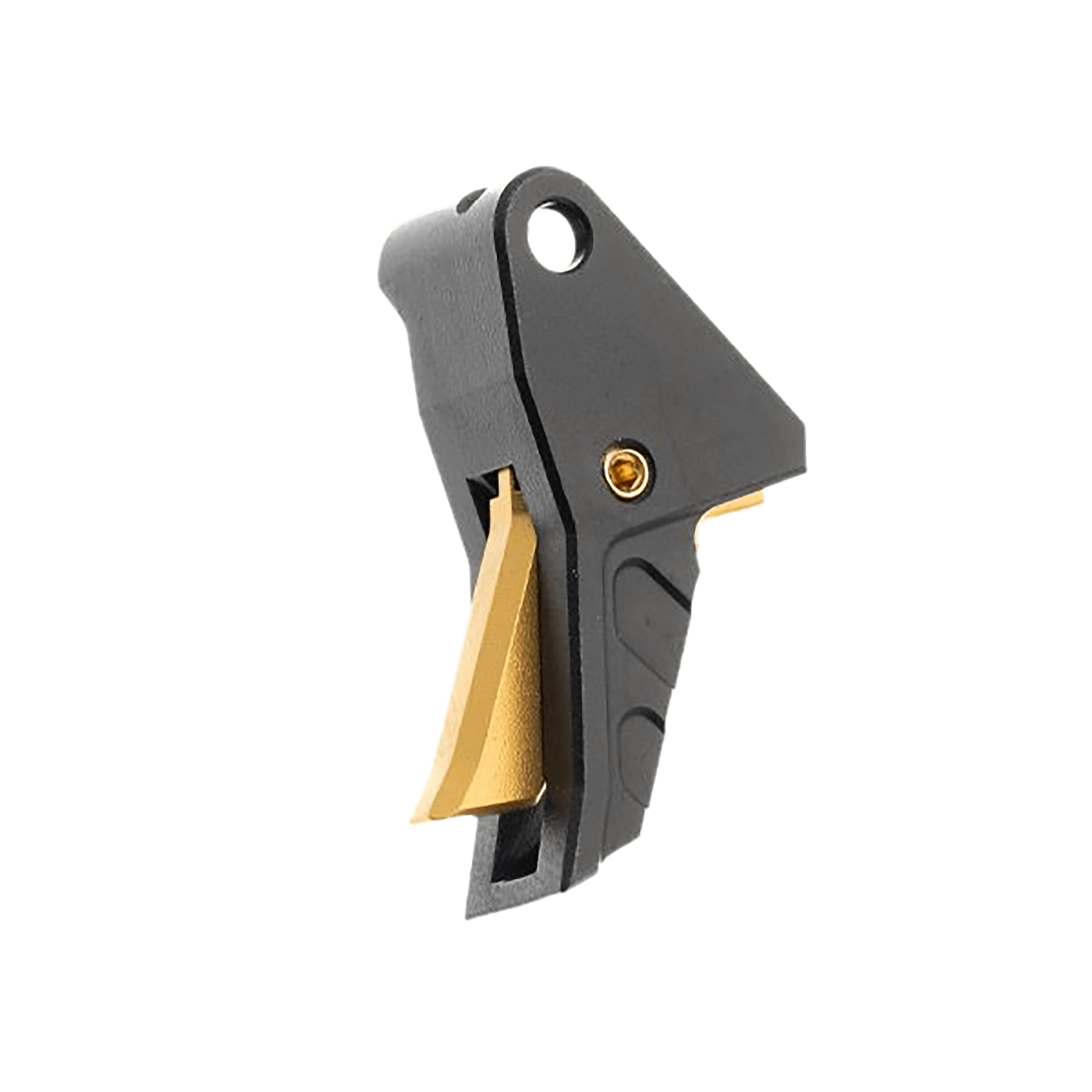 Tyrant CNC TDECHETRIGBLK/GOLD I.T.T.S Black/Gold Fits Glock 43/43x/48 Tyrant CNC TDECHETRIGBLK/GOLD I.T.T.S Black/Gold Fits Glock 43/43x/48