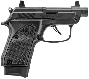 Beretta USA J20X22R8TB 20X Bobcat 22 LR 8+1 2.80″ Black Steel Barrel  ELS/Serrated Steel Slide & Polymer Frame w/Beavertail  Helica Texture Grip