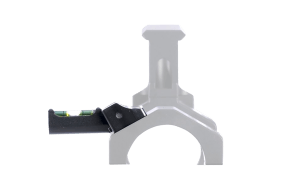 Seekins Precision 0010650156-F X-Cap Adjustable Bubble Level Black 7075 Aluminum