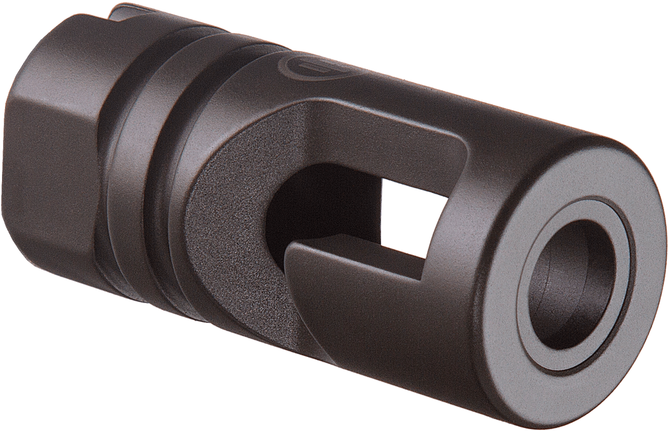 Primary Weapons JTAC-47-14X1LH JTAC 47 Compensator Black 4140 Steel w/M14x1 LH Threads 2.20" OAL & .900" Diameter For 7.62x39mm/5.45x39mm AR-Platform