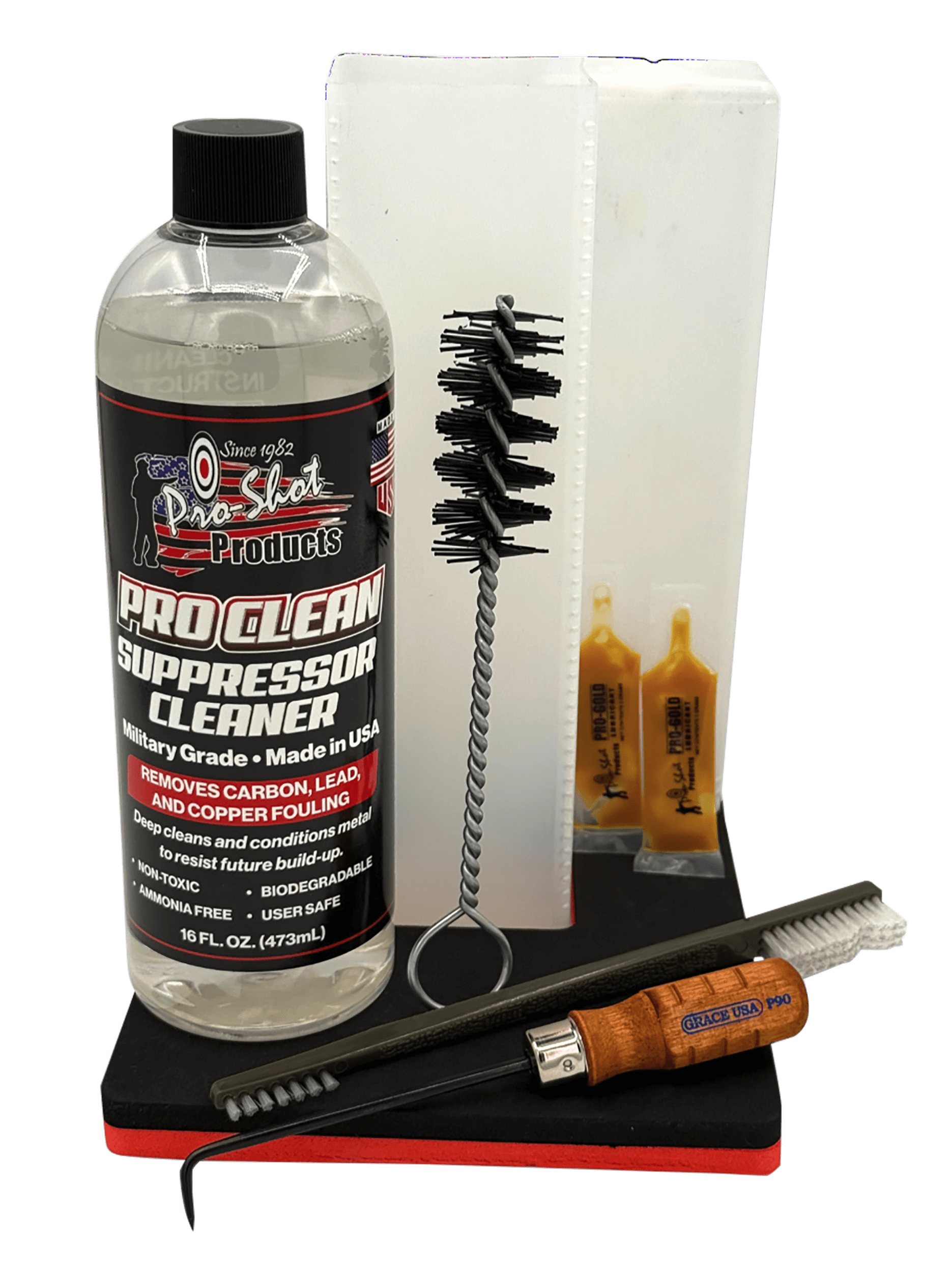 PROSHOT SPR-CLNG-KIT SUPPRESSOR CLEAN KIT PROSHOT SPR-CLNG-KIT SUPPRESSOR CLEAN KIT