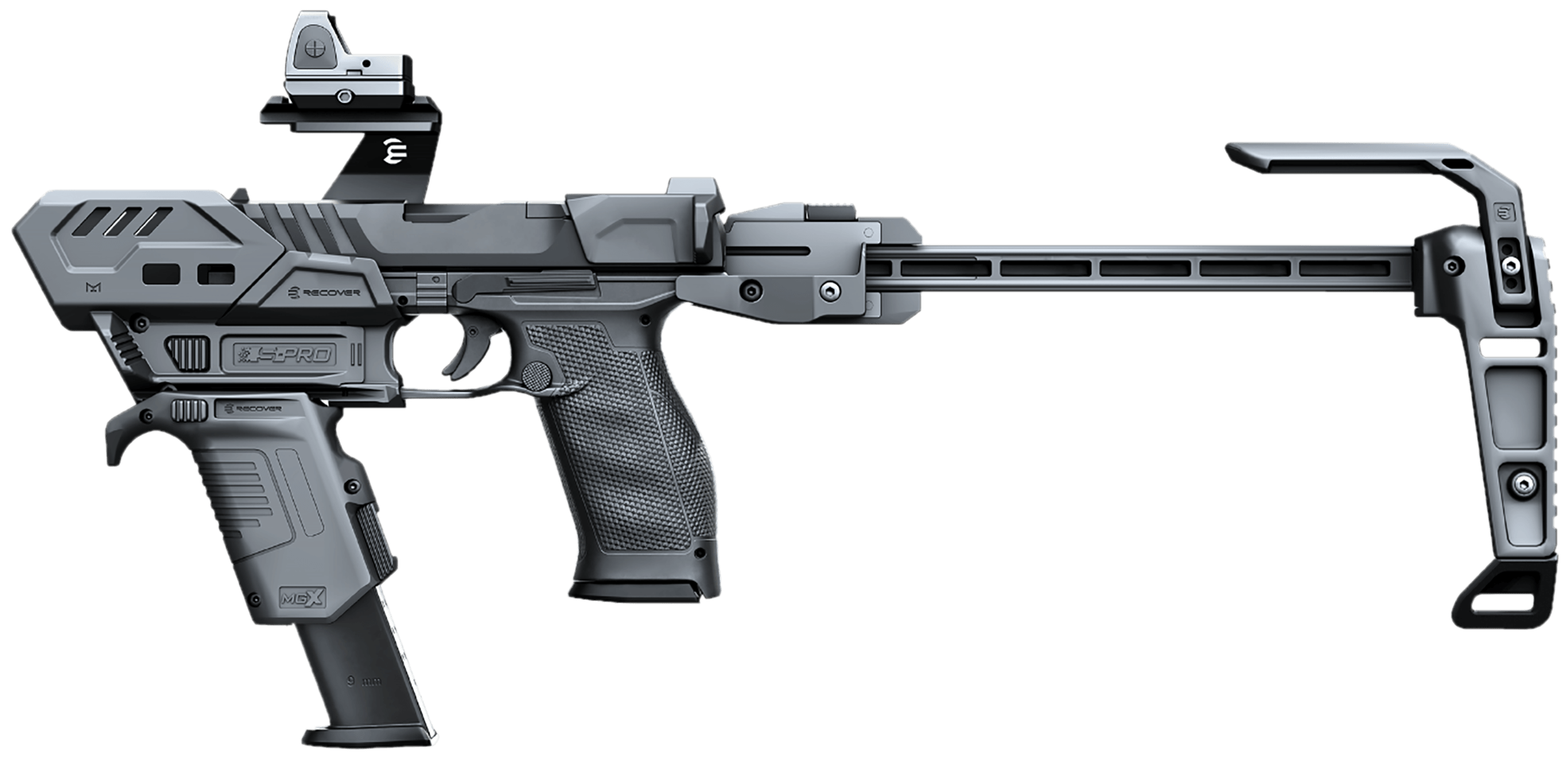 Recover Tactical SPROCBGB01 S-Pro MG Conversion Kit For Canik Black Recover Tactical SPROCBGB01 S-Pro MG Conversion Kit For Canik Black