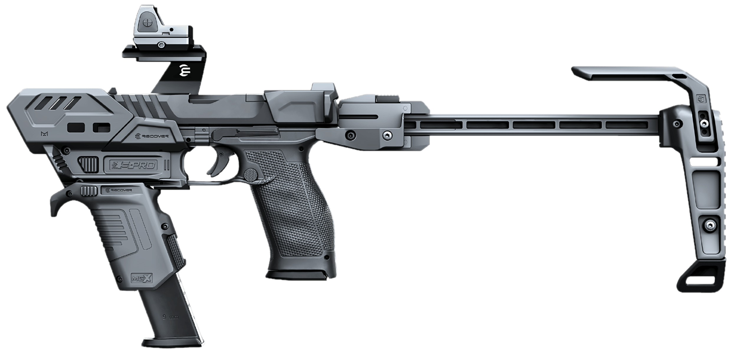 Recover Tactical SPROPDPGB01 S-Pro MG Conversion Kit For Walther PDP Black Recover Tactical SPROPDPGB01 S-Pro MG Conversion Kit For Walther PDP Black