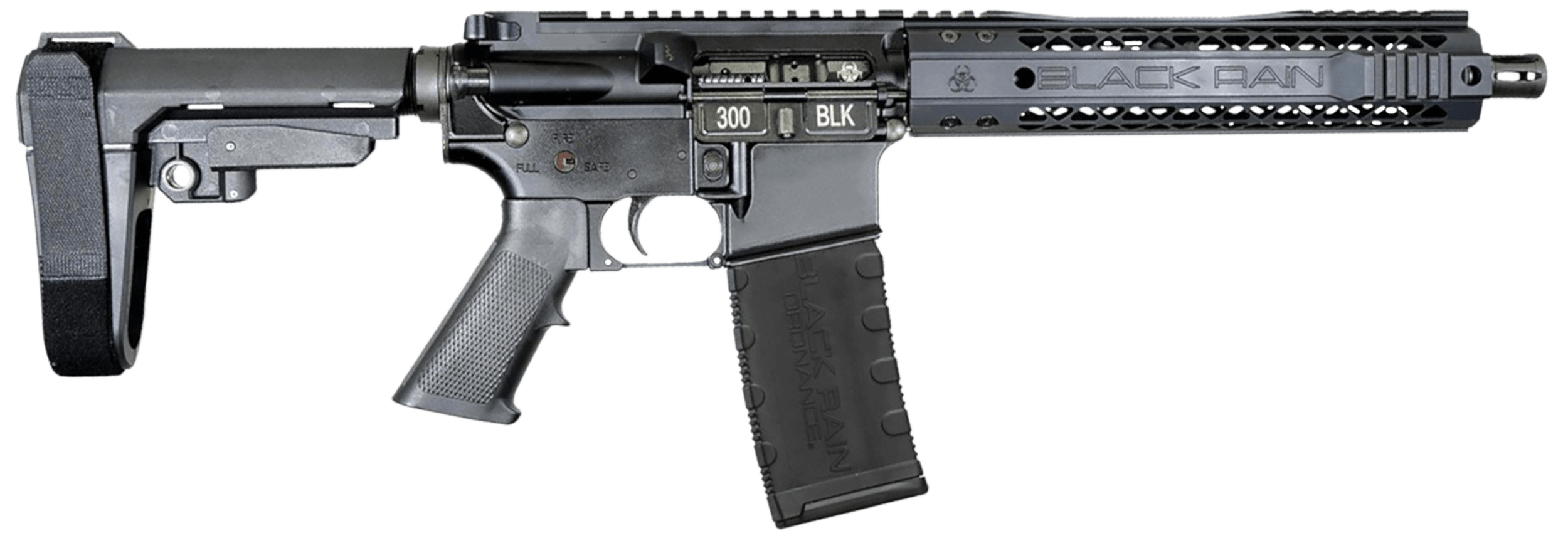 Black Rain Ordnance Spec15 5.56 NATO 30+1 10.50″ Black Nitride Steel Barrel 10″ M-LOK Handguard Black Anodized Aluminum Picatinny Rail Receiver Tactical SBA3 Brace Black G.I. Grip Black Rain Ordnance Spec15 5.56 NATO 30+1 10.50″ Black Nitride Steel Barrel 10″ M-LOK Handguard Black Anodized Aluminum Picatinny Rail Receiver Tactical SBA3 Brace Black G.I. Grip