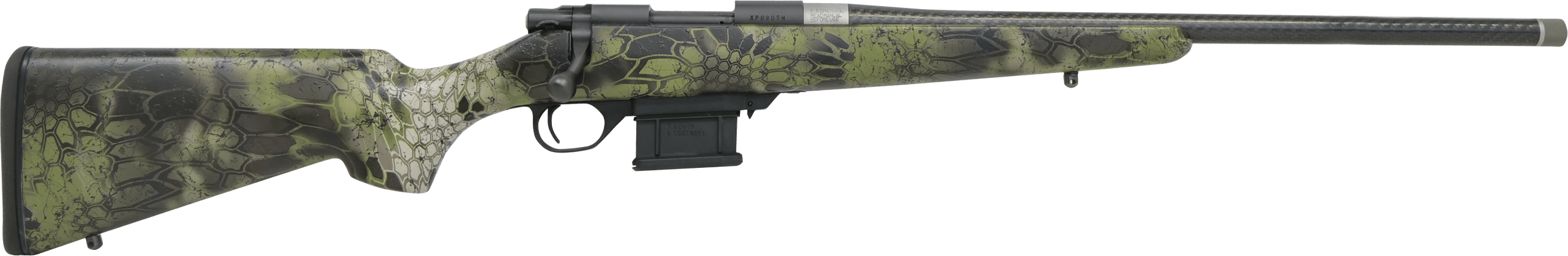 Howa HCE6ARCKAC 1500 Carbon Elevate 6mm ARC 22" Carbon Fiber Wrapped Threaded Barrel Black Drilled & Tapped Steel Receiver Fixed Stocky's Kryptek Altitude Synthetic Stock Right Hand