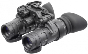 AGM Global Vision 12UN41284154011 UNVG  Night Vision Goggles Black 1x 64-72 Ip/mm Resolution