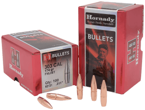 Hornady 3131   303Cal 174gr Full Metal Jacket 100 Per Box/15 Case
