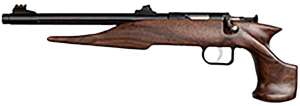Crickett 41001 Hunter Adult 22 Mag 1rd 9″ Threaded Blued Steel Single Shot Barrel  Walnut Stock