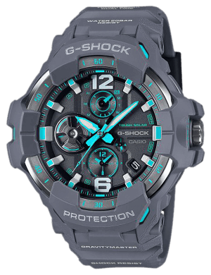 G-Shock GRB3008A2CR GravityMaster  Gray/Blue Band Compatible w/ Casio Watches App