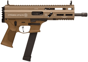 Global Ordnance LLC 810091157992 Grand Power Stribog SP9A3 9mm Luger 30+1 16″ Black Barrel Flat Dark Earth Receiver w/Picatinny Rail FDE Polymer Grip Global Ordnance LLC 810091157992 Grand Power Stribog SP9A3 9mm Luger 30+1 16″ Black Barrel Flat Dark Earth Receiver w/Picatinny Rail FDE Polymer Grip