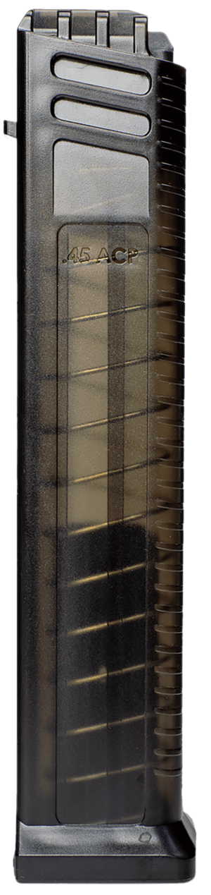 Global Ordnance LLC 8588005940344 Stribog 10rd 45 ACP Translucent Smoke Polymer Global Ordnance LLC 8588005940344 Stribog 10rd 45 ACP Translucent Smoke Polymer