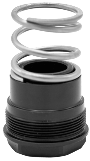 OSS Suppressors 1836 3-Lug 3-Lug Adapter 9mm Fits 1/2"x28 Steel Black Nitride