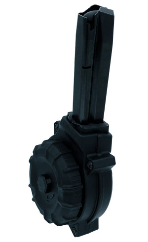 ProMag DRMA47   50rds Drum 9mm Fits CZ-75 Black Polymer